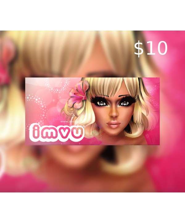 IMVU $10 NZ Game Card Key 